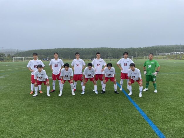 帝京大学サッカー部ユニフォーム 端